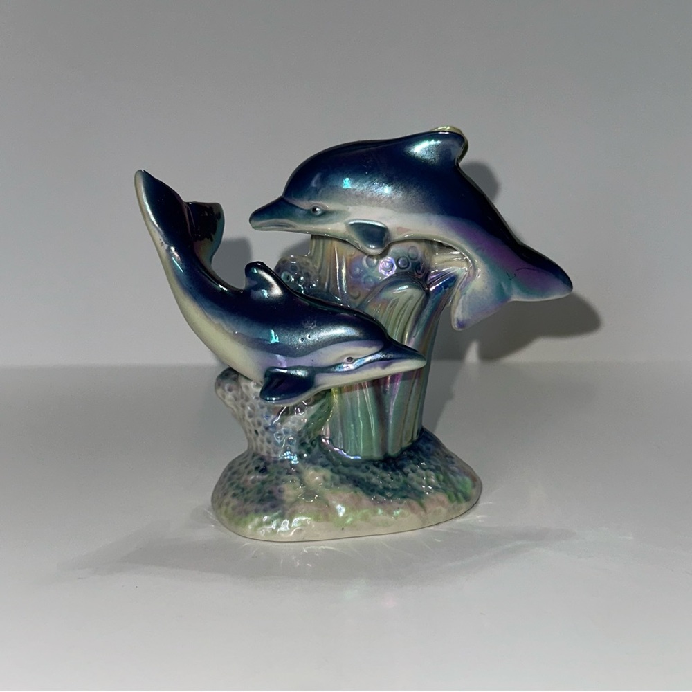 Iridescent Dolphin Figurine